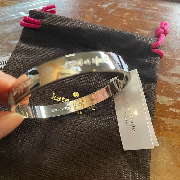 Kate Spade | Engraved Bangle with dust bag - Picture 2 of 4